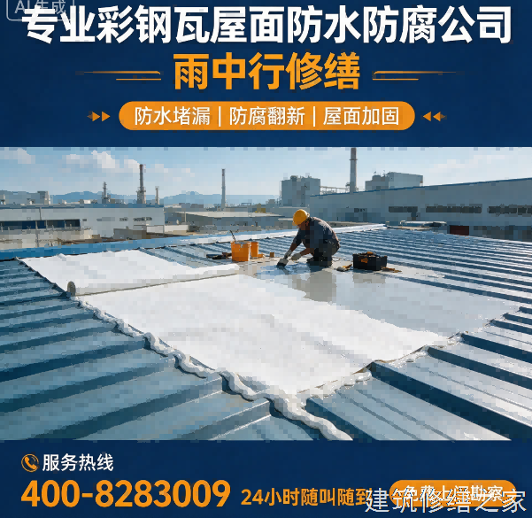 2026巢湖无为县彩钢瓦屋面防水价格是多少钱1m²